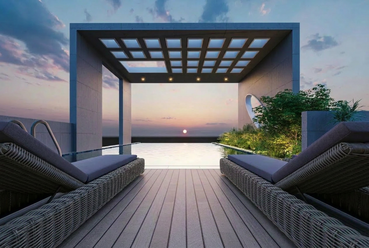 Aayat Arboria — sky garden residence with rooftop infinity pool in Dhaka