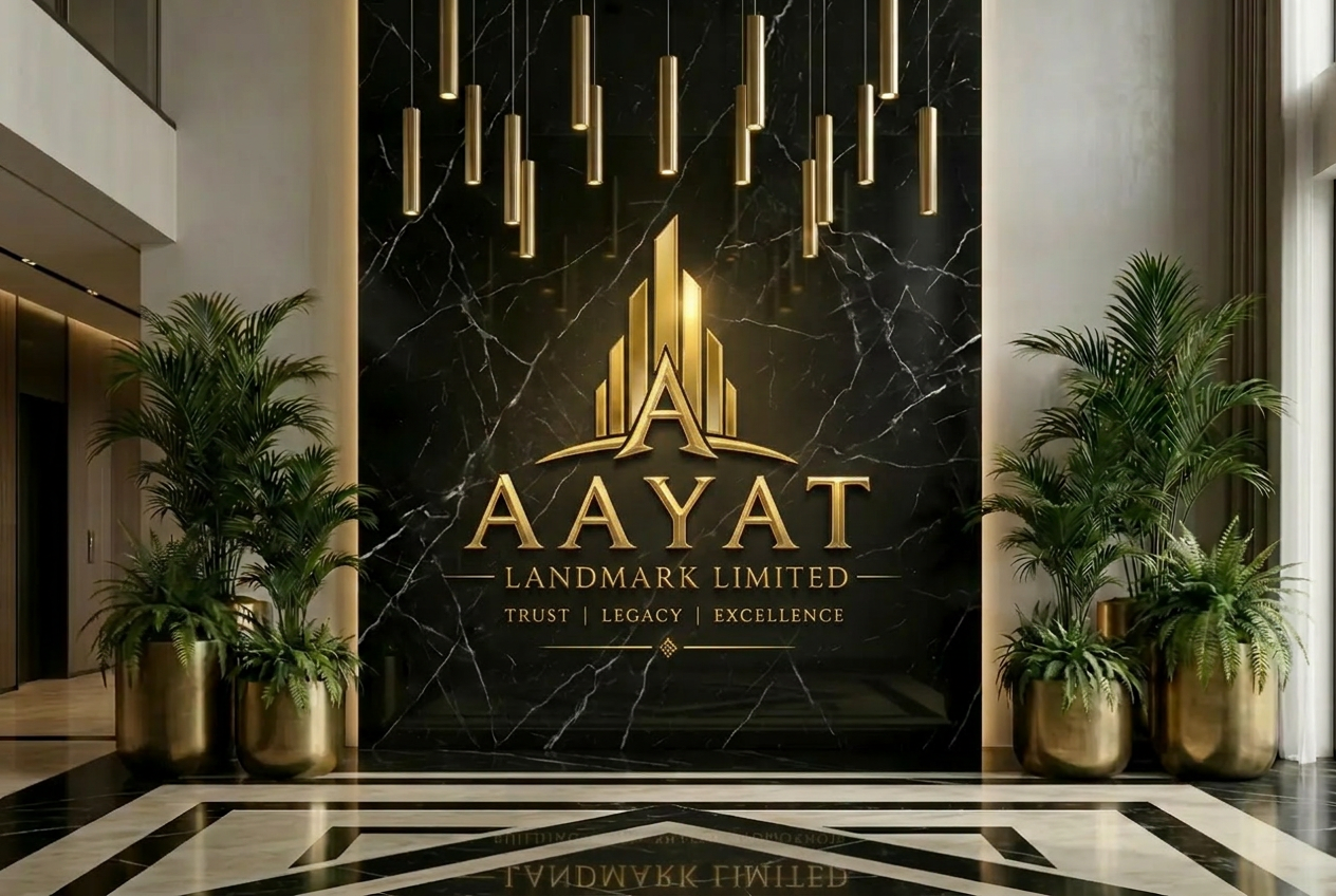 Aayat luxury marble lobby interior in Dhaka